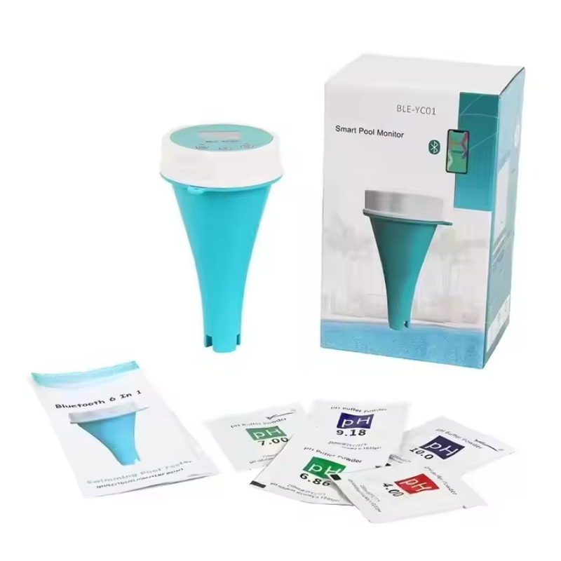 Aquarium Fish Tank - 6-in-1 Intelligenter Wasserqualitätsmonitor: EC, PH, ORP,