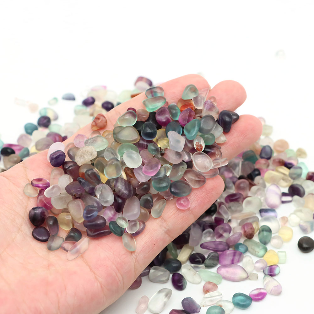 Fish Tank Gravel - Natursteine Kies Kristallsplitter Quarz Fluorit Mineral