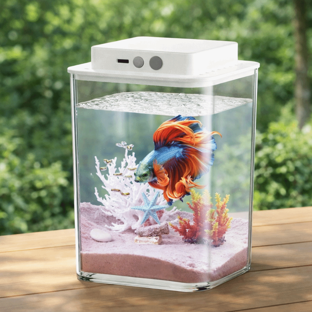 Transparentes Betta-Fischbecke – Aquarium Fish Betta Bewertung und Preis