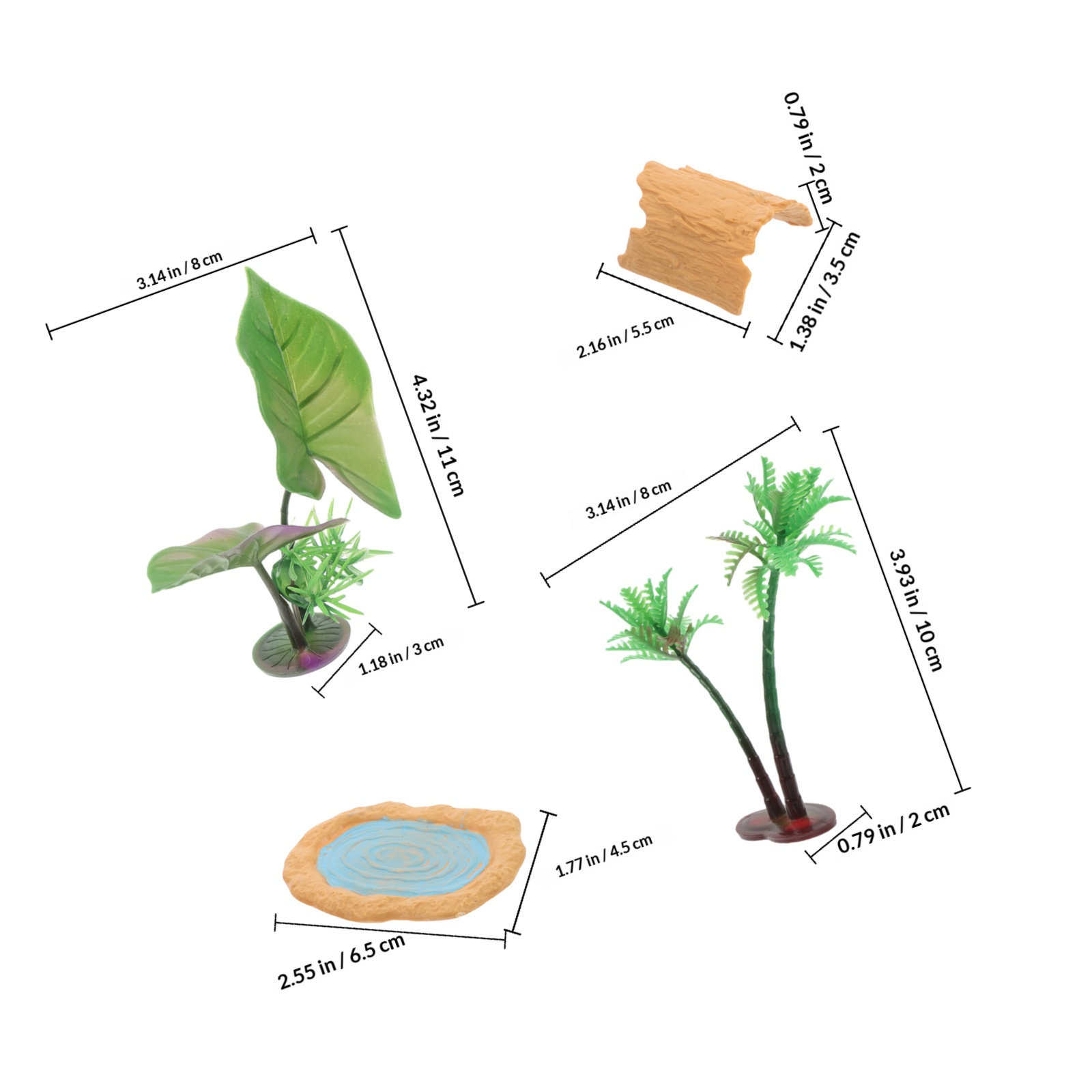 1 Set realistisches Miniatur-T – Aquarium Decor Bewertung und Preis